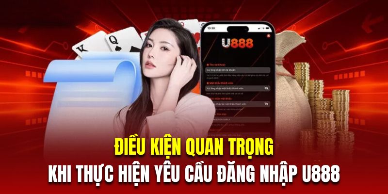 Các điều kiện quan trong cần lưu ý khi đăng nhập