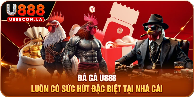 Đá gà U888 luôn có sức hút đặc biệt tại nhà cái