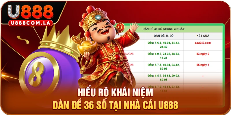 Hiểu rõ khái niệm dàn đề 36 số tại nhà cái U888