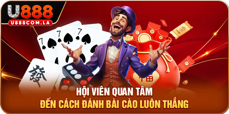 Hội viên quan tâm đến cách đánh bài cào luôn thắng