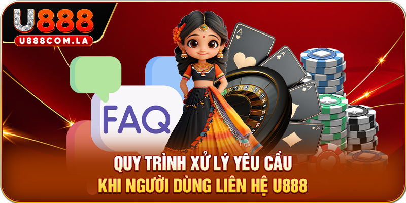 Quy trình xử lý yêu cầu khi người dùng liên hệ U888