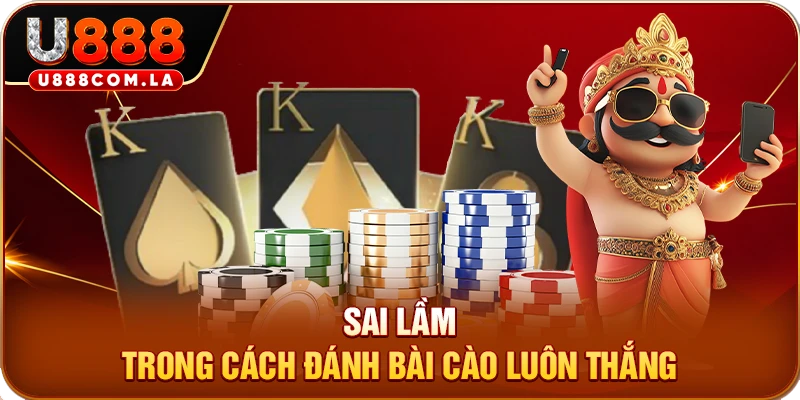 Sai lầm trong cách đánh bài cào luôn thắng